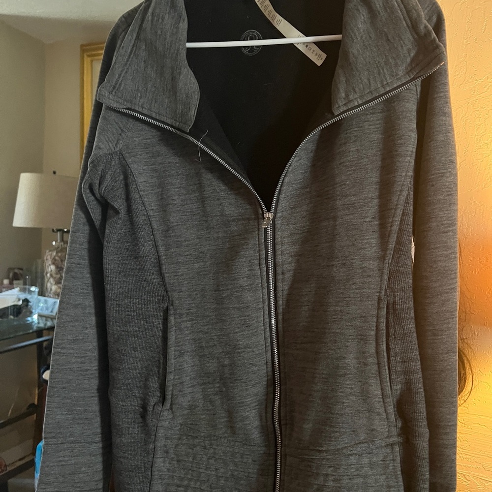 Gray Zip-Up Jacket